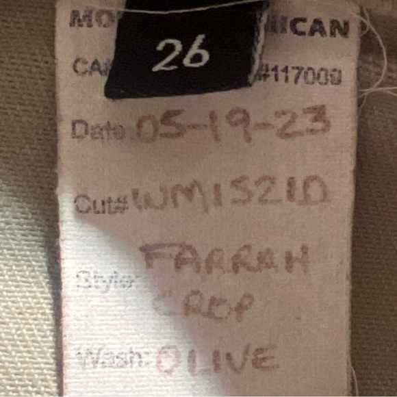 Modern American Farrah High-Rise Crop Wide-Leg Denim Jeans | NEW/NWT!!💚💚 - Picture 9 of 11